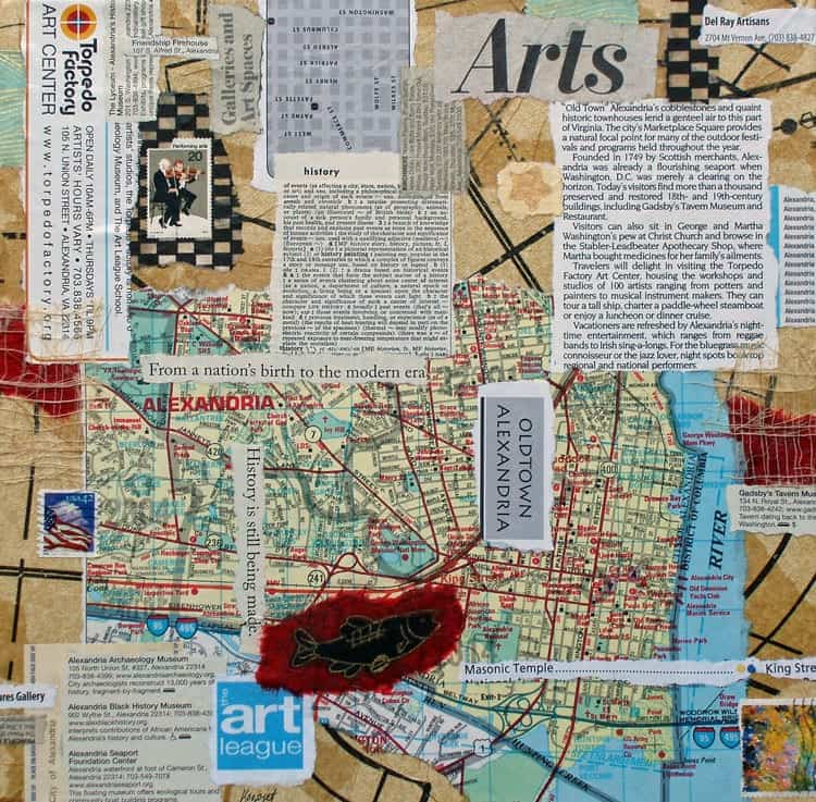 History is still being made, collage by Karen Kozojet Ching.
