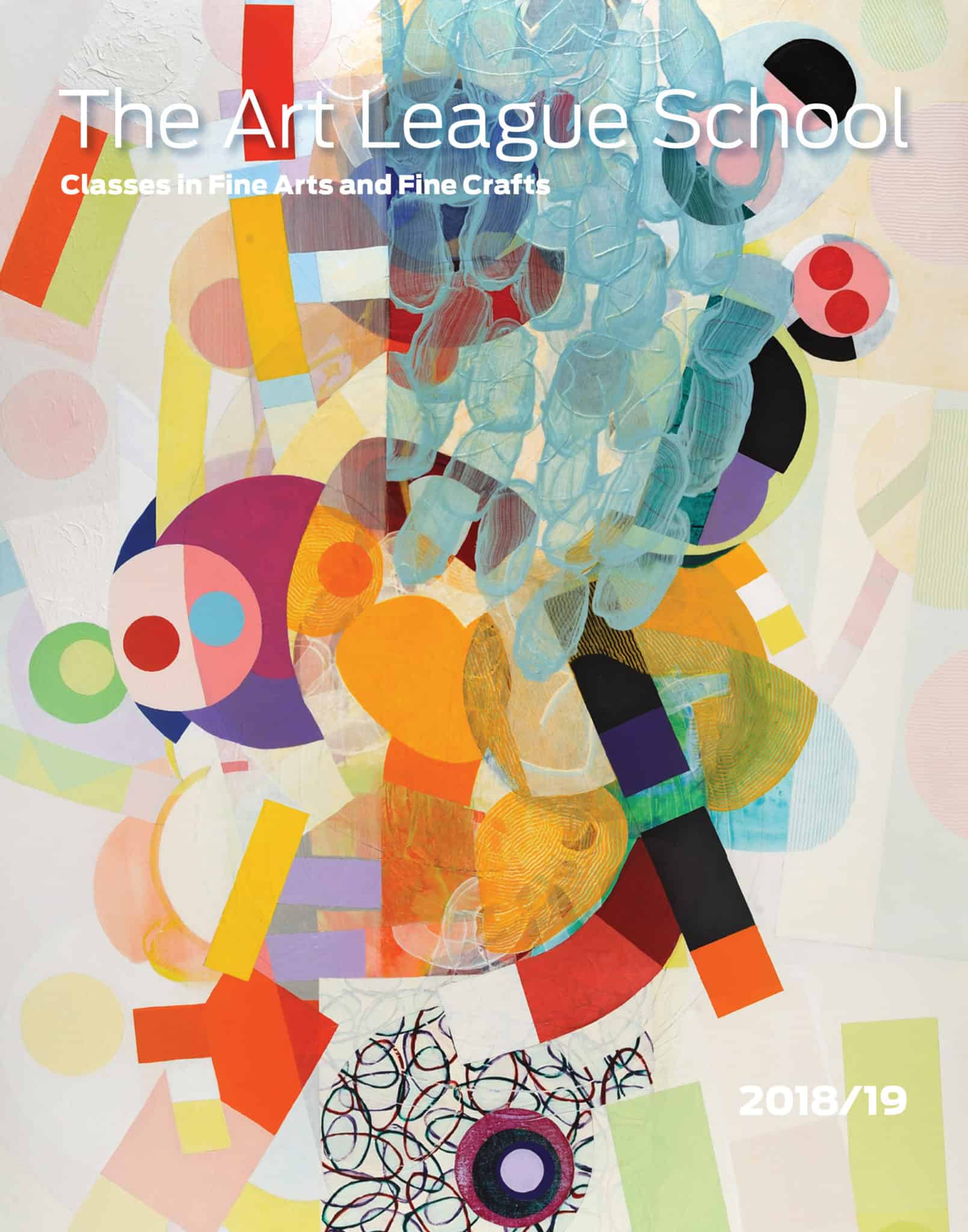 2018-19 Art League catalog cover