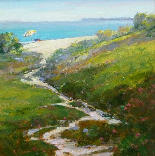 Alone at Last, 12" x 12", by Sara Linda Poly
