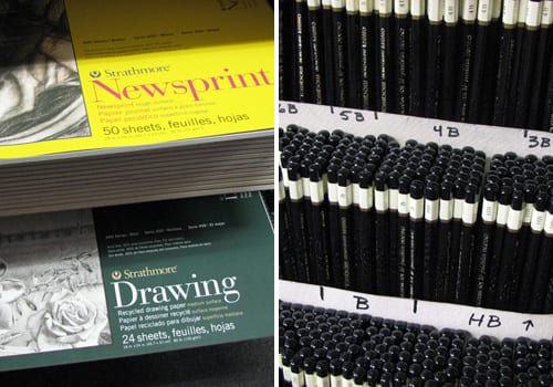 Art League Store drawing supplies