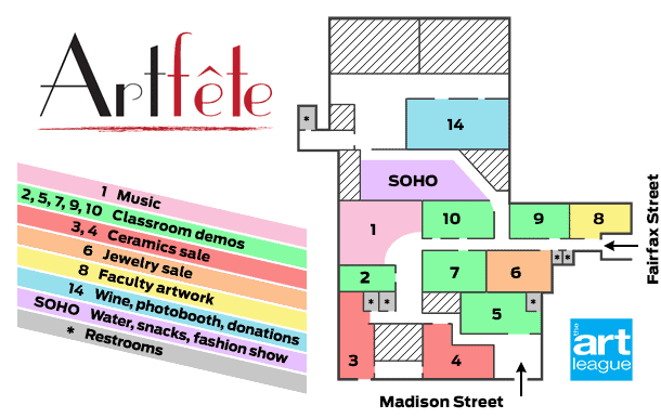 Artfête 2015 map