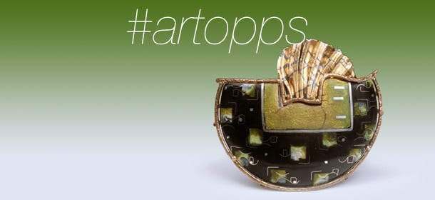 This week's banner image is of Fandance by Art League jewelry instructors Abby Goldblatt and Nick Barnes.