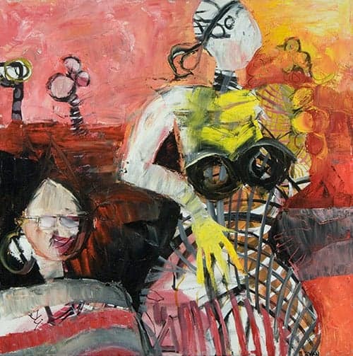 Cabaret, oil, by Beverly Ryan (from the May 2015 exhibit, “The Influence of Fauvism”)
