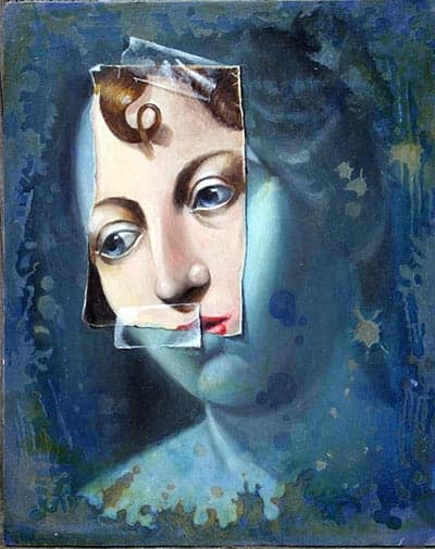 Blue Magdalene by Dennis Crayon