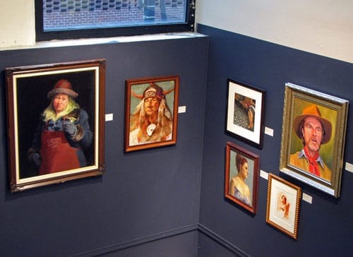 Paintings in "Body Language."