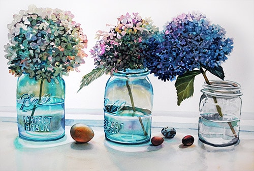 Painting by Catherine Hillis