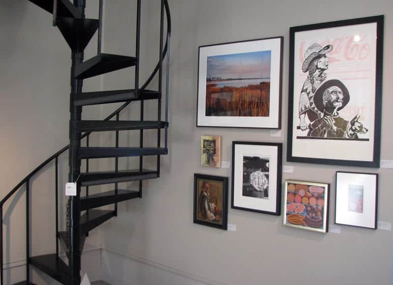 Work from December's All-Media exhibit.