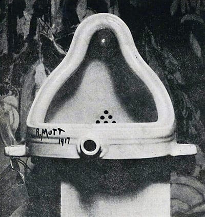 Fountain, 1917, by Marcel Duchamp (?)