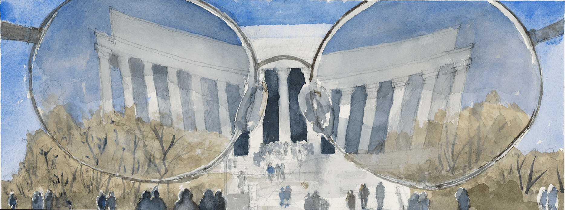 Eyes on Lincoln by Milton Shinberg