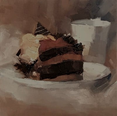 Mary Beth Gaiarin, "Cake on a Plate" 