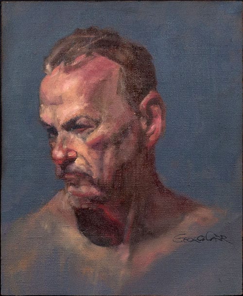 Jim, oil, by George Carr (click for a larger image)