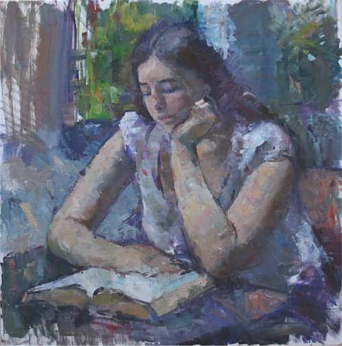 Painting by Art League instructor John Murray.
