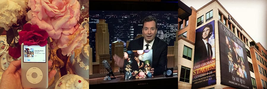 The cover on Oaxaca's iPod, on Jimmy Fallon's show, and a billboard