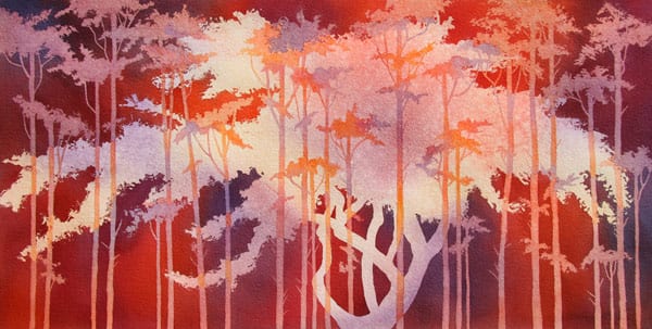 Hawthorn and Pine by Rachel Collins. (click for full size)