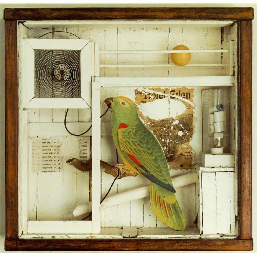 Untitled (The Hotel Eden) Joseph Cornell C. 1945 mixed media 