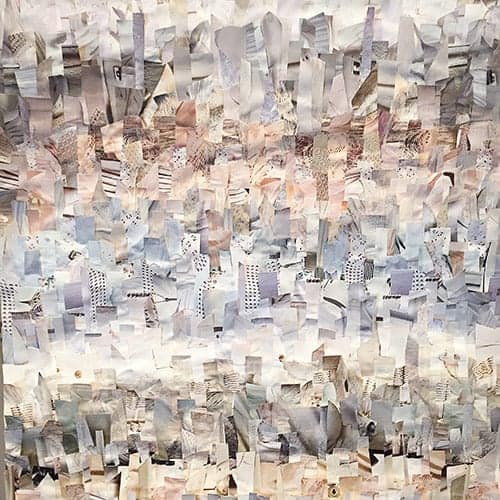 White Noise by Jennifer Schmidt, from the January exhibit at The Art League, "Muted."