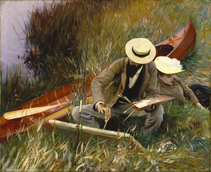 An Out of Doors Study (detail), 1889