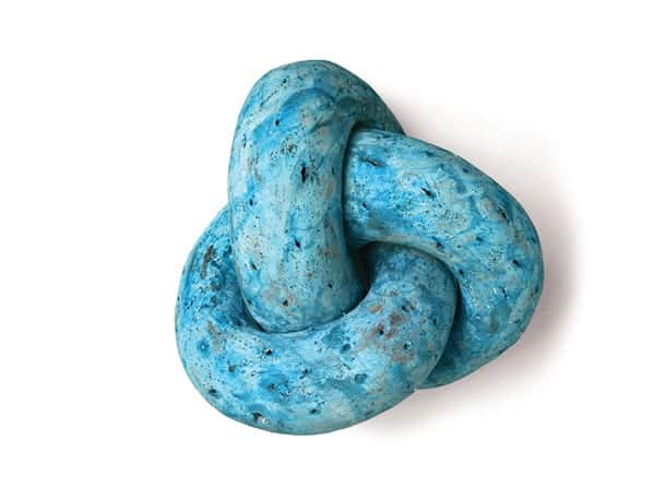 Blue coil by Judit Varga