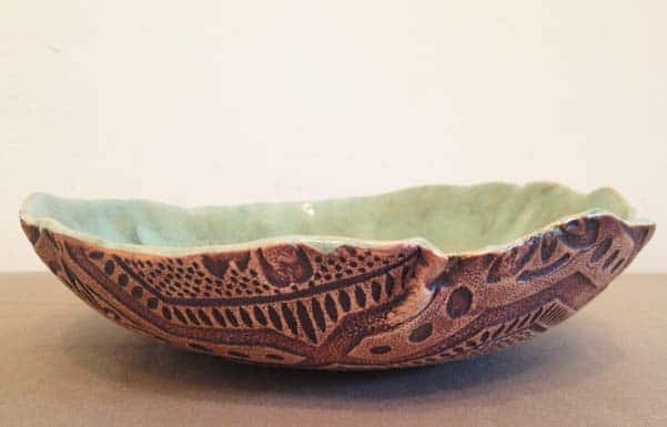 Katie's Lace bowl in September's All-Media exhibit.