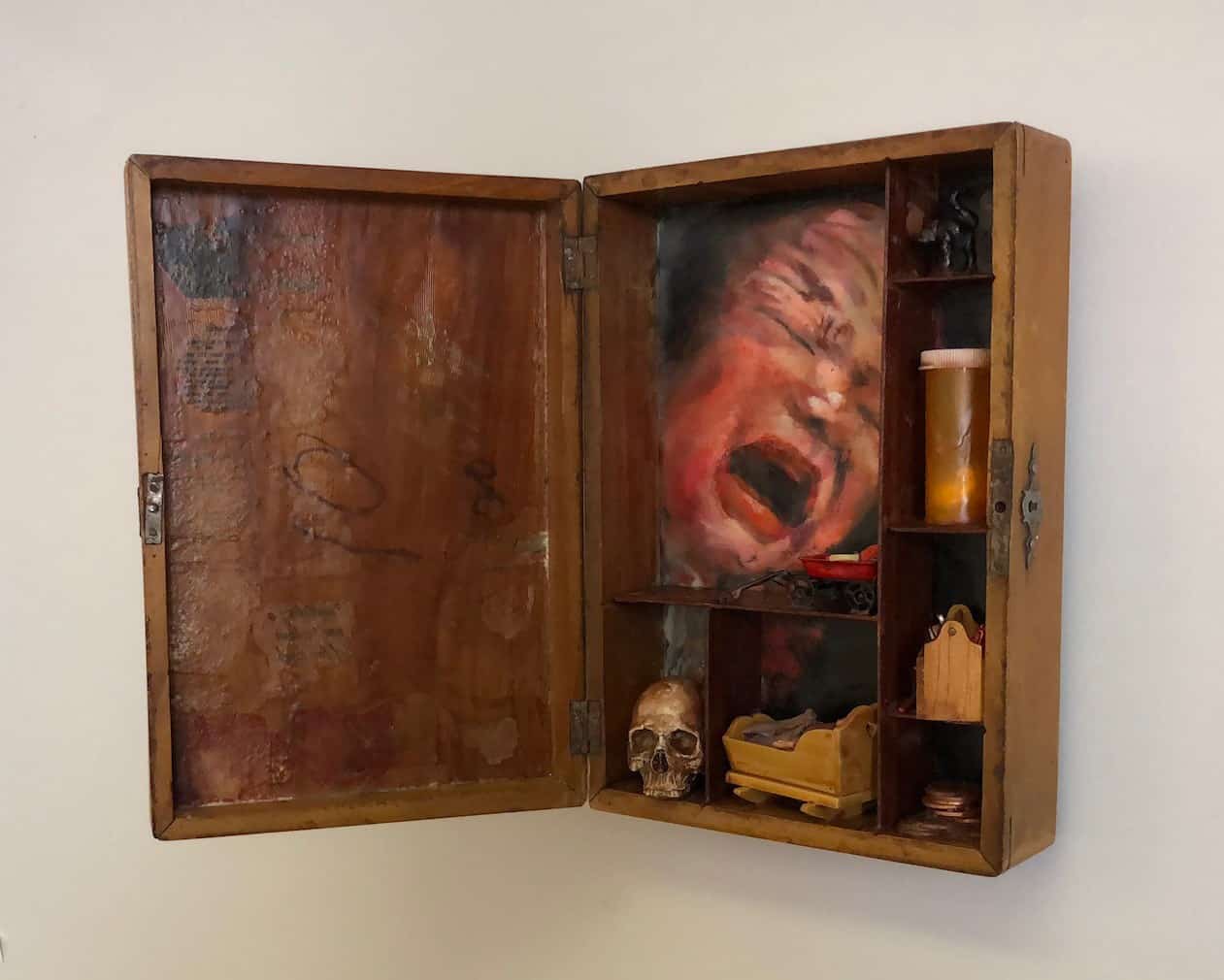 Life: A Pandora's Box Linda Lowery Encaustic and mixed media