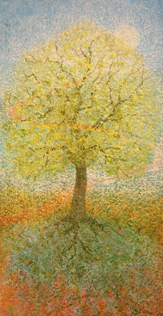 Horizon in the Mist, oil by Marcel.