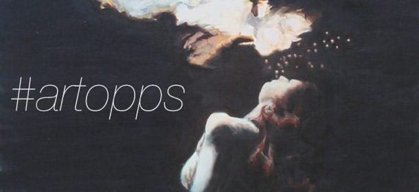 This week's banner image is a detail from In Love With a Ghost, oil on paper, by Art League instructor Matthew Pinney.