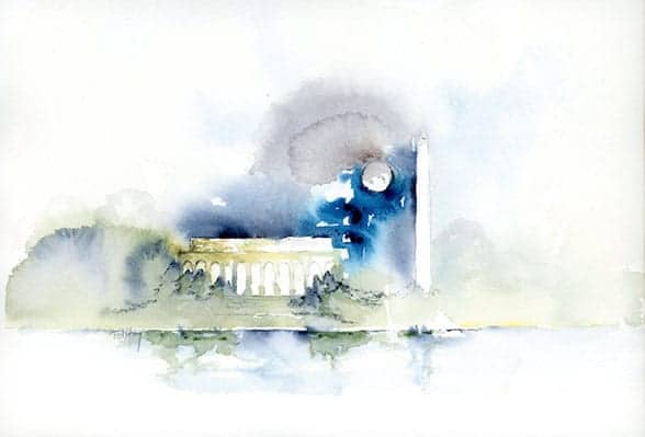 Moon Over DC by Alex Tolstoy