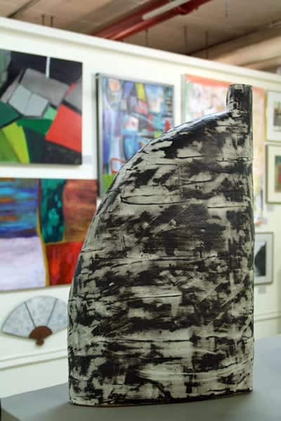 Nada Abizaid's untitled ceramic artwork won the Dennis Davis Award for Pottery. (click for full size image)