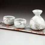 Japanese Shino Sake Set