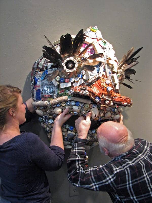 Noah Williams found object sculpture