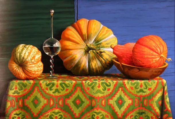 Painting by Art League instructor Kurt Schwarz.