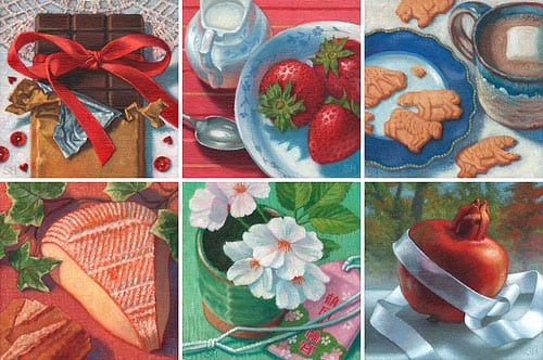 Six paintings by Sheila Harrington
