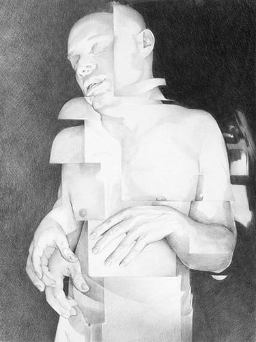 Shift, graphite, by Art League instructor Scott Hutchison.