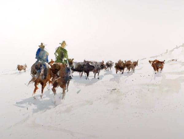 This week's banner image is by Art League watercolor instructor Steve Fleming.