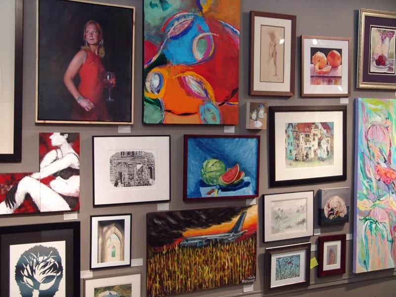 Student artwork from last year's Student/Faculty Show.