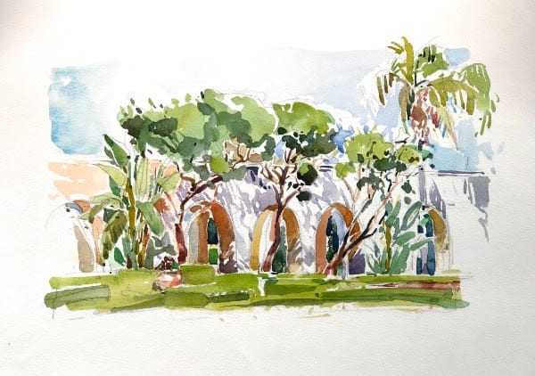Watercolor by Susan O'Neill
