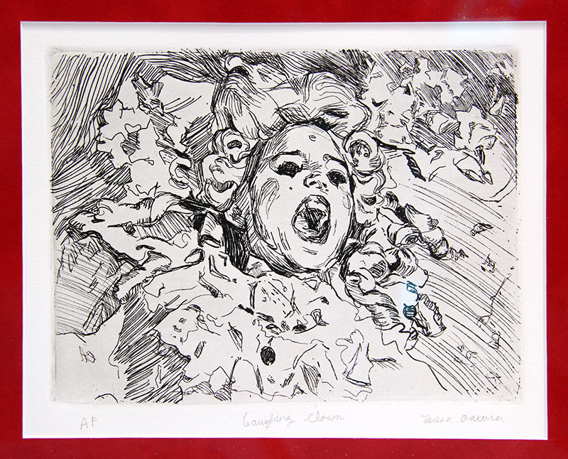 Laughing Clown by Teresa Oaxaca