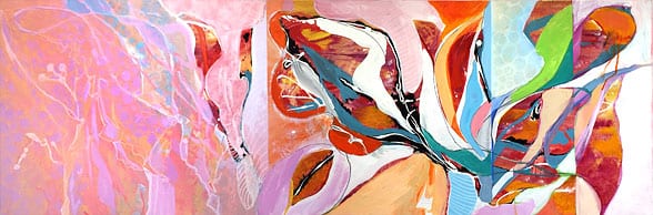 Paradox by Abol Bahadori, winner of the Evelyn Turner Award for Abstraction.