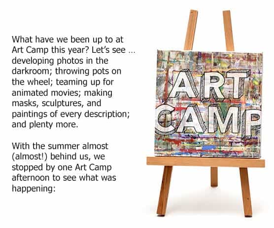 Art Camp easel