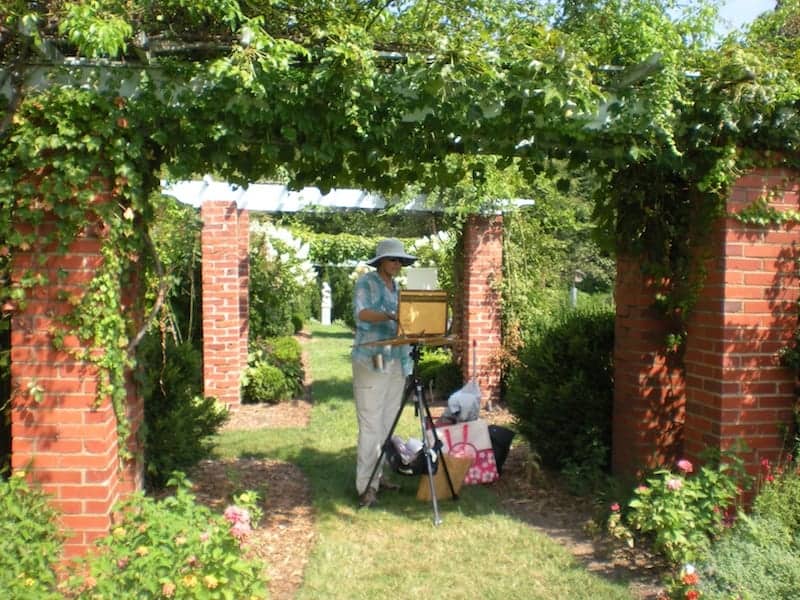The Art League plein air painting group