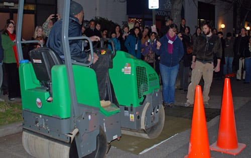 Steamroller printing