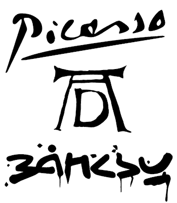 Famous artists' signatures