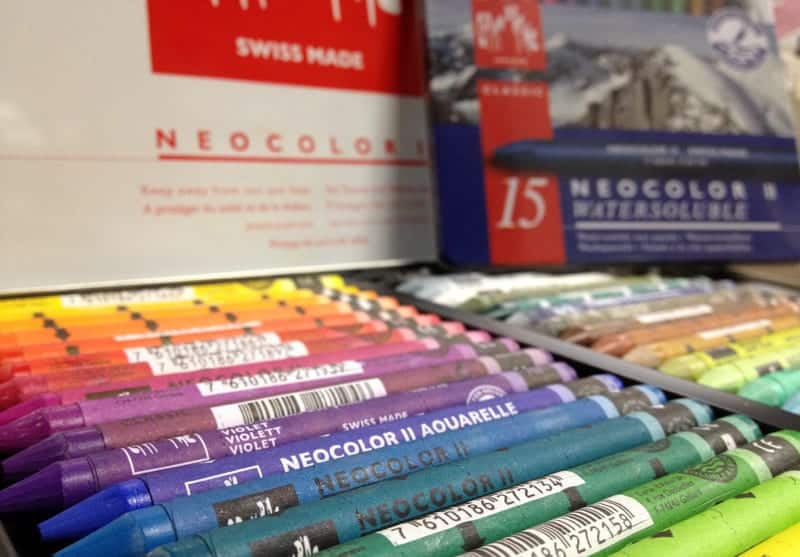 Caran d'Ache water-soluble crayons at The Art League Store.