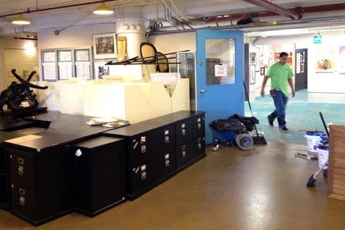 There was a lot of furniture moving involved.