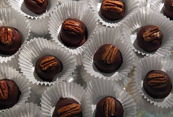 The truffles Chadwicks brought.