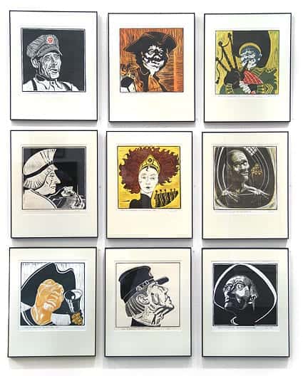 Faces of Alexandria series by John Gosling