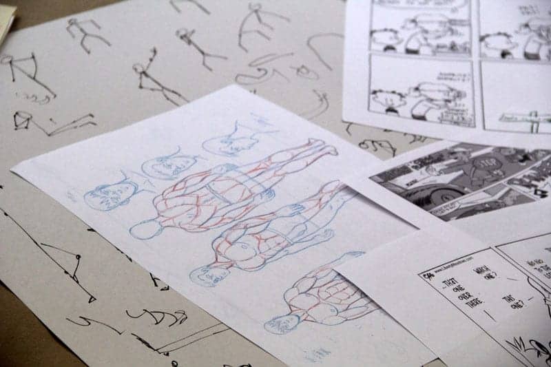 Gesture drawings