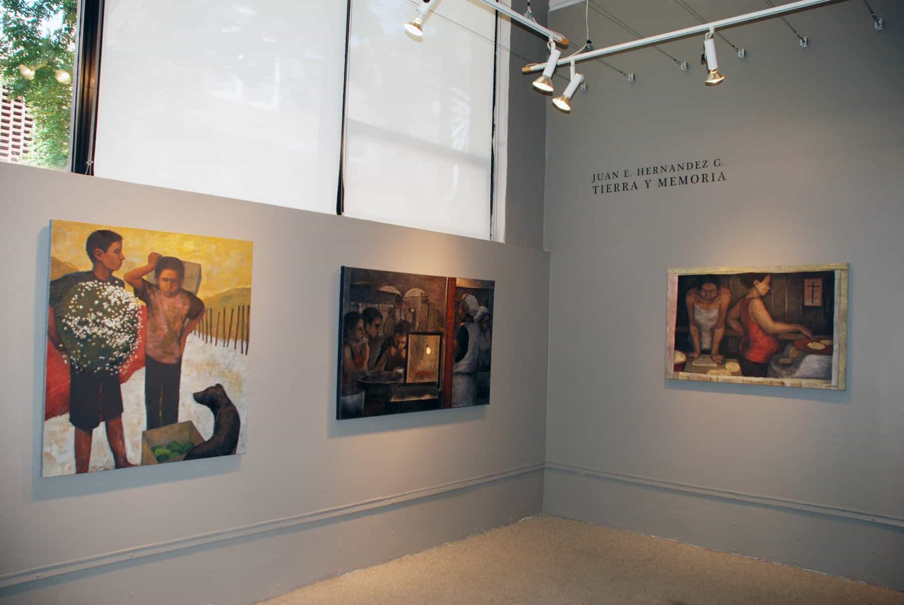 Tierra y Memoria - Juan Hernandez Paintings and linocuts by Juan Hernandez