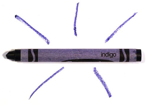 indigo-crayon