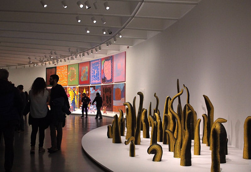 A view of “Yayoi Kusama: Infinity Mirrors”